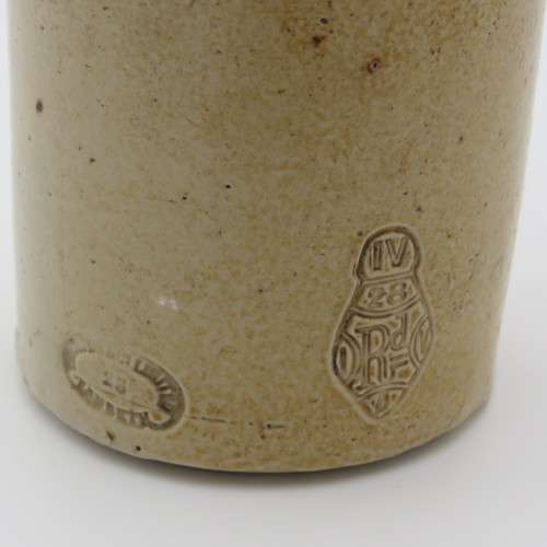 Antique Doulton Lambeth stoneware ink bottle