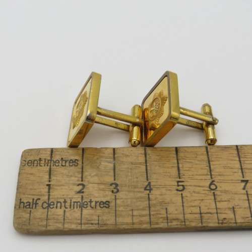 Pair of SA Police 75 years commemorative cufflinks