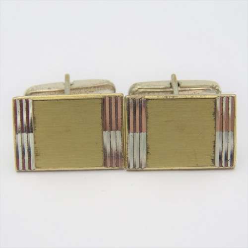 Pair of 835 silver cufflinks - Weighs 7,8 g