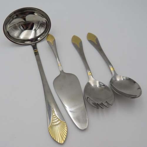 SBS Edelstahl Rostfrei 110 piece cutlery set (12 setting) in suitcase - High quality