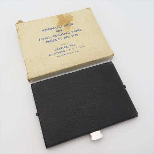 Graflex removable Hood for focusing Panel - Product No. 9146