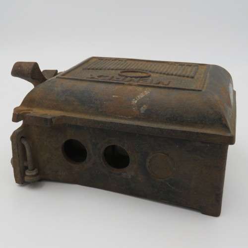 Antique Memrex cast iron CA 5692 / M electrical box - Made in England