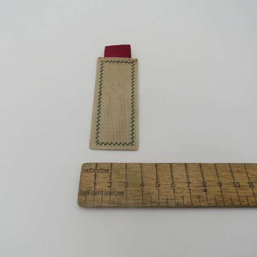 1868 A Present to my Mother Embroidered small bags - stamp bag and holder