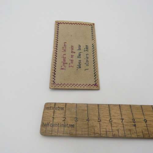 1868 A Present to my Mother Embroidered small bags - stamp bag and holder