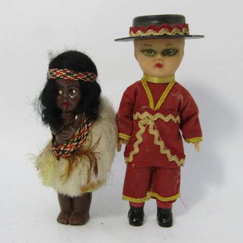 Lot of 5 vintage dolls