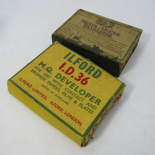 Lot of 12 vintage developing liquids