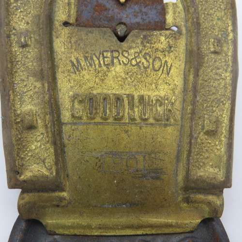 1901 Antique M.Meyers and Son GOODLUCK documnet clip
