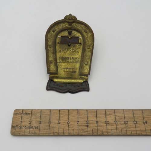 1901 Antique M.Meyers and Son GOODLUCK documnet clip