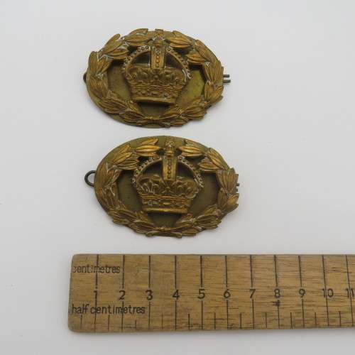 Pair of WW2 Warrant Officer rank badges
