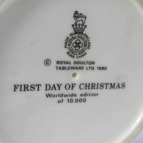 Royal Doulton Twelve Days of Christmas porcelain goblet