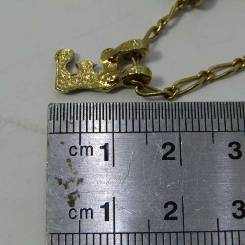 Costume jewellery gold colour ELMA necklace - 44cm