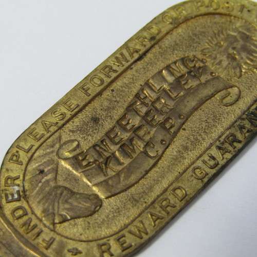 Vintage SA Beloning Gewaarborg key ring - E. Neetling Kimberly - C.F.