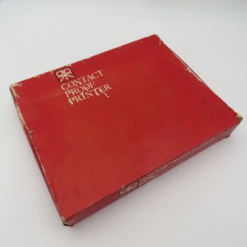 Vintage Paterson contact proof printer in box - Foam pad damaged