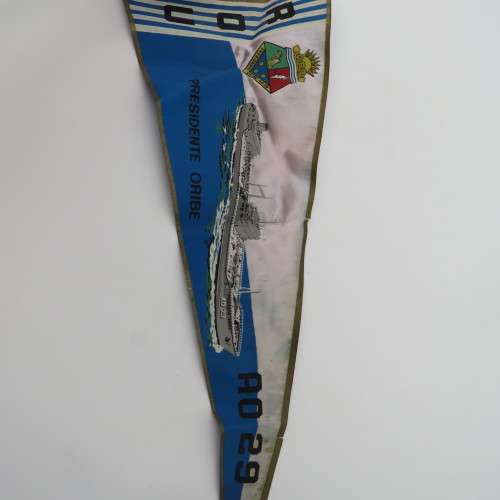 ROU Presidence Oribe AO 29 flag - signed