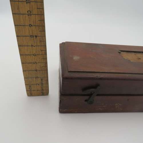 Antique Dring and Fage Brass Sikes`s Hydrometer in original wooden box