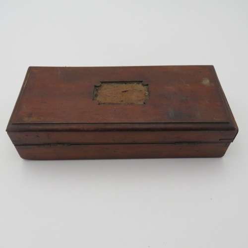 Antique Dring and Fage Brass Sikes`s Hydrometer in original wooden box