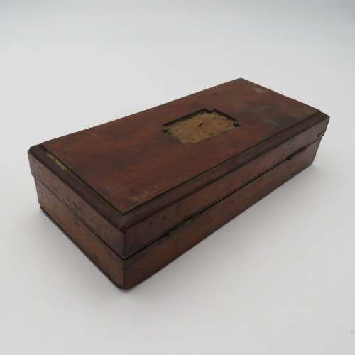 Antique Dring and Fage Brass Sikes`s Hydrometer in original wooden box