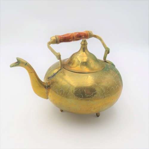 Vintage Brass tea pot