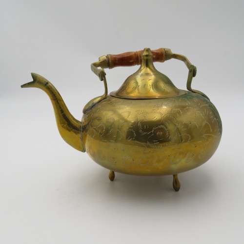 Vintage Brass tea pot