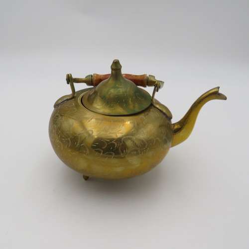 Vintage Brass tea pot
