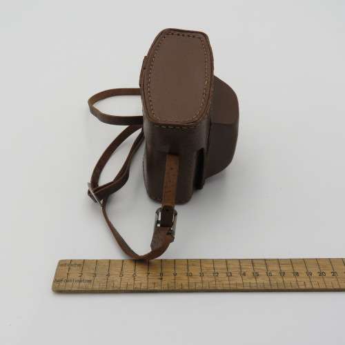 Vintage harmony camera leather pouch in original box