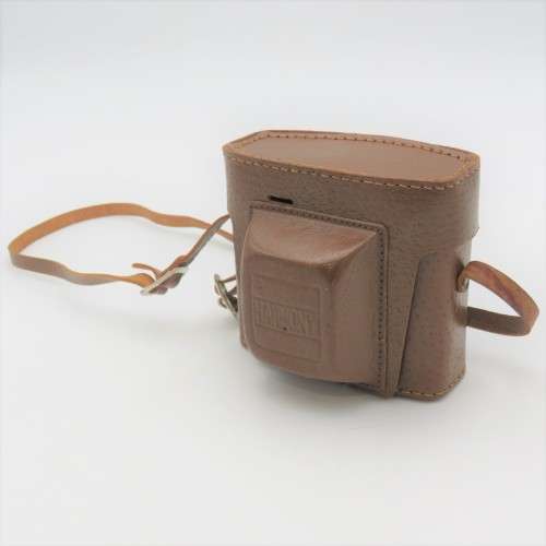 Vintage harmony camera leather pouch in original box