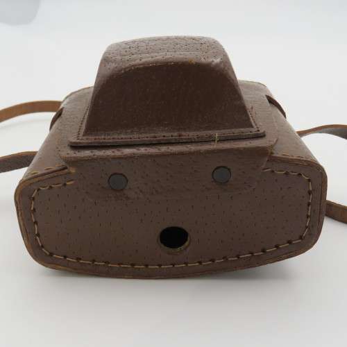 Vintage harmony camera leather pouch in original box