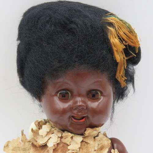 Vintage Kader B310 1/2 native doll - hands damaged