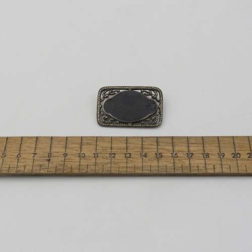 Vintage Silver marcasite brooch