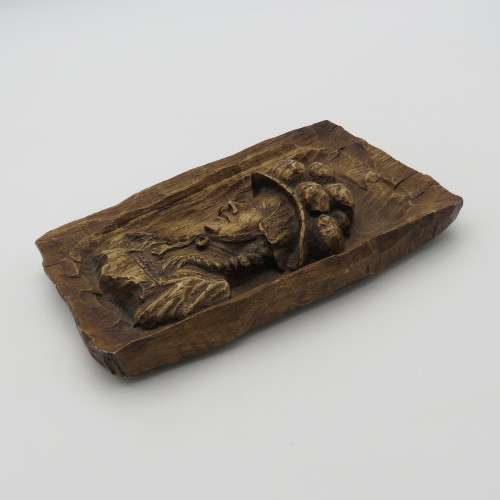 Vintage carved casting of woman