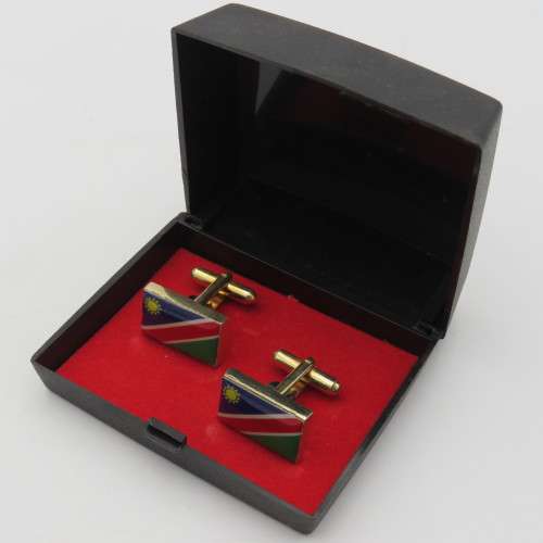 Namibia flag cufflinks