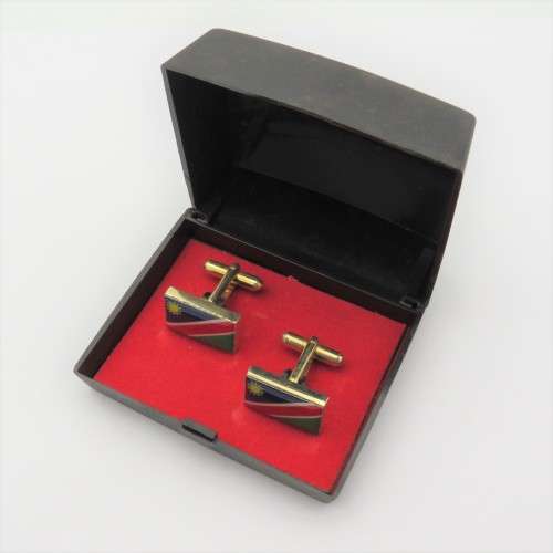 Namibia flag cufflinks