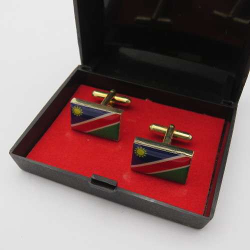 Namibia flag cufflinks