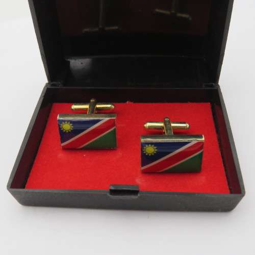 Namibia flag cufflinks