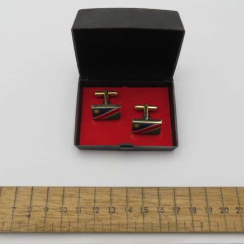 Namibia flag cufflinks