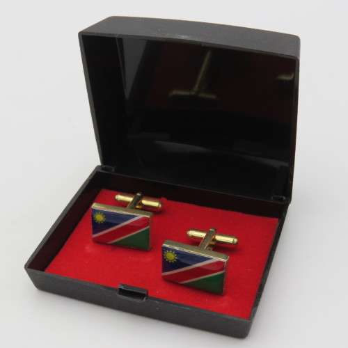 Namibia flag cufflinks