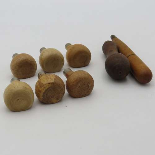 Lot of 8 wooden tool handles