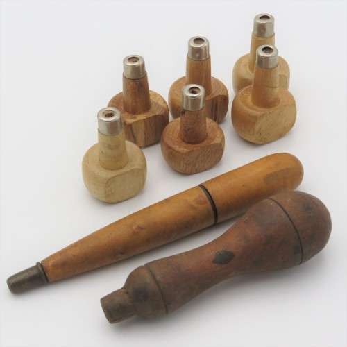 Lot of 8 wooden tool handles