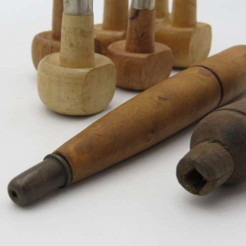 Lot of 8 wooden tool handles