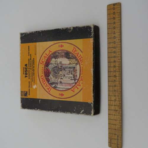 Vintage Tosca Teatro Alla Scala Orchestra tape set in original box