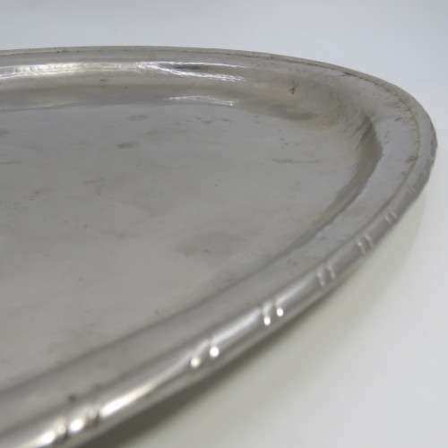 Vintage tin tray with makers mark HW
