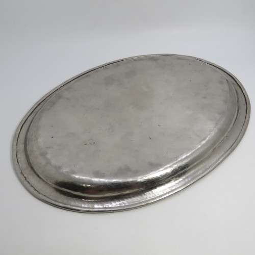 Vintage tin tray with makers mark HW