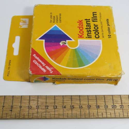 Vintage Kodak instant color film - 10 color prints