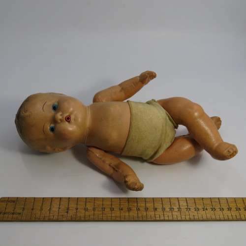 Antique porcelain baby doll - belonged to Van der Walt family