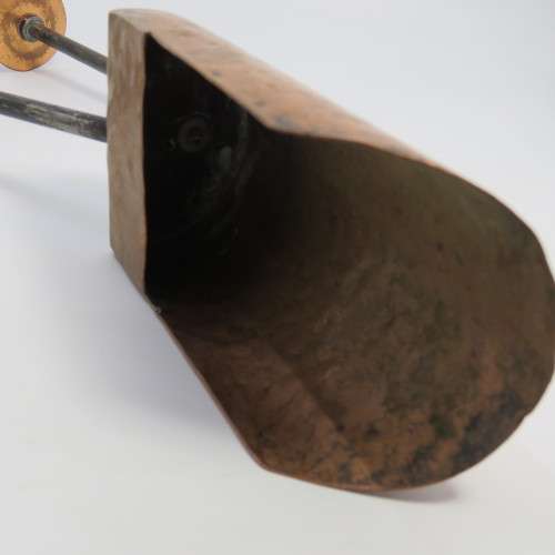 Pair of vintage fire place tools