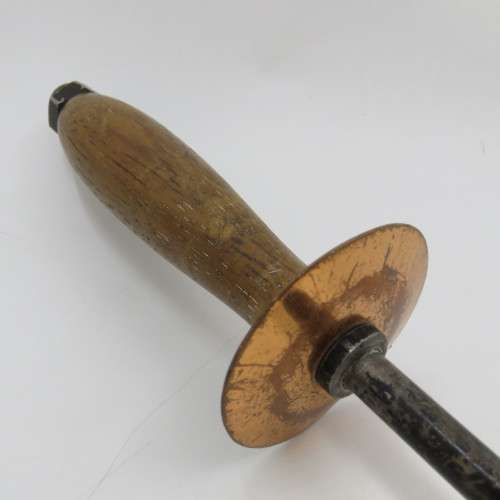 Pair of vintage fire place tools