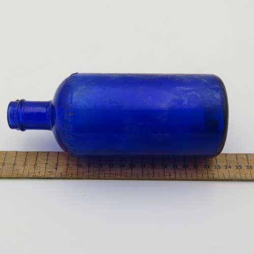 Vintage Auto Polish blue J-SIS Lab Inc USA