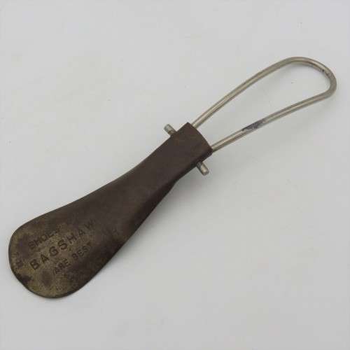 Vintage Bagshaw foldable shoe horn