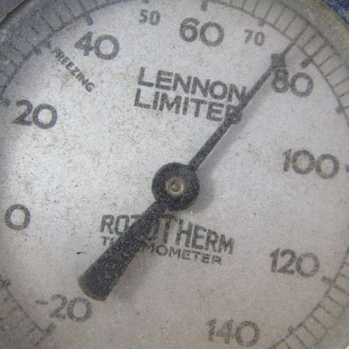 Vintage Lennon Limited Rototherm Thermometer - Fahrenheit