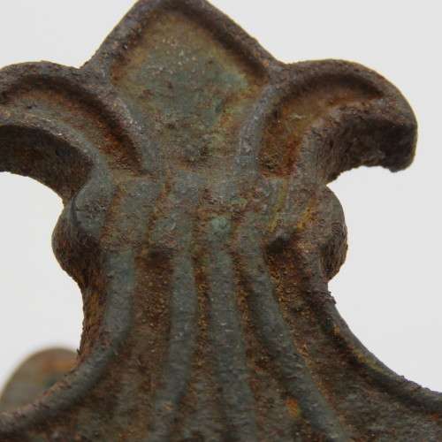 Vintage cast iron Boy scouts Fleur de Lis door knocker